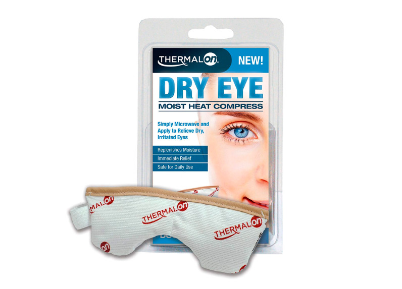 Eye Mask Dry Eyes Moist Heat Compress Microwave Hot Warm Reusable Safe Easy Use