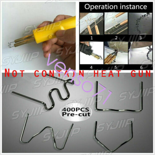 400pcs Hot Stapler Staples For Plastic Welder Tool Car Damaged Bumper Repair Kit