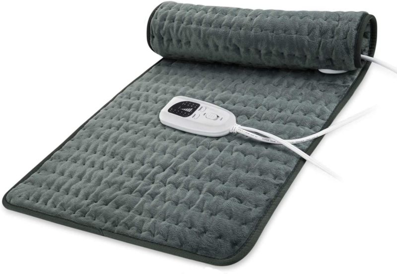 Extra Large Electric Heating Pad King Size Moist Or Dry Pain Relief Wrap 30x16in