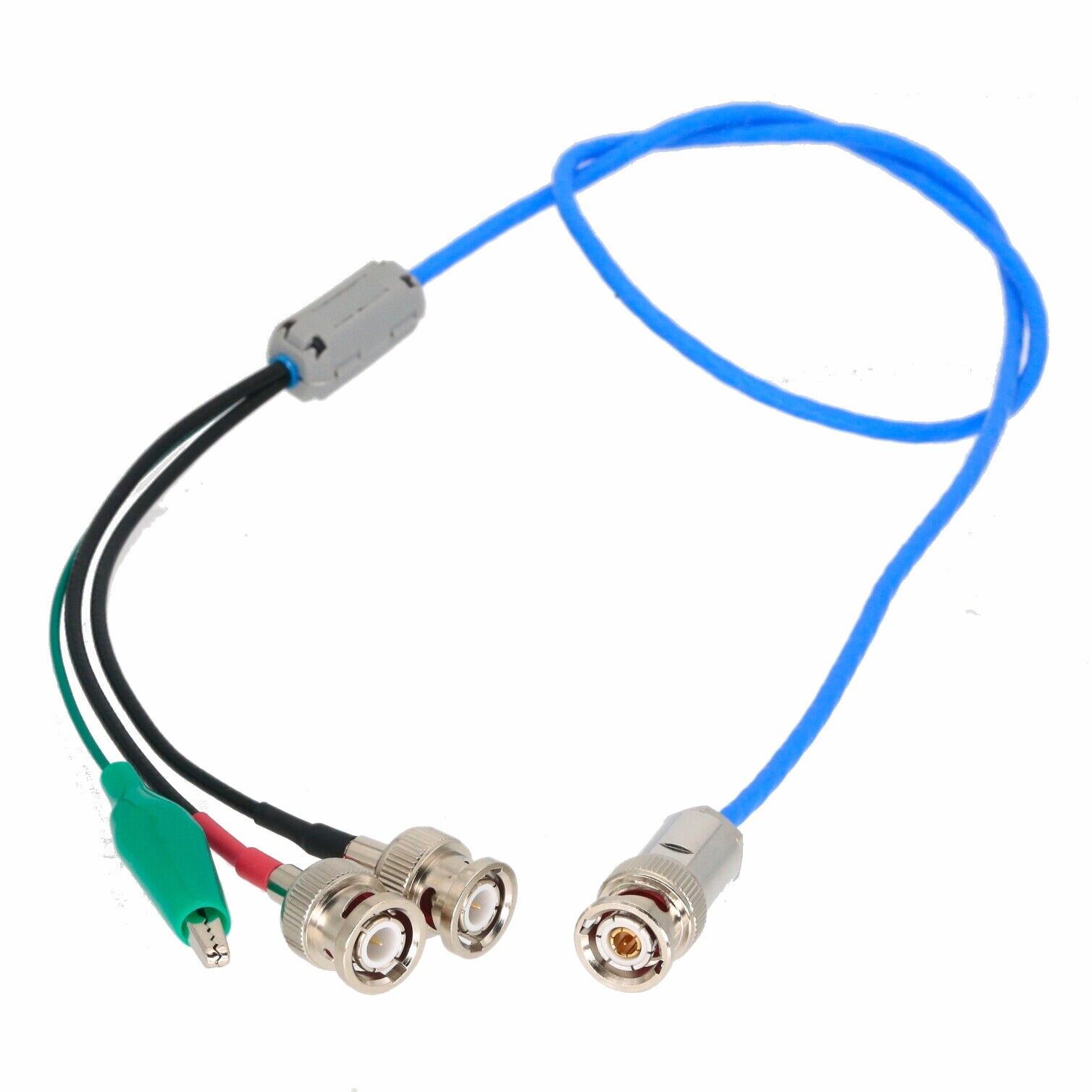 Triax Trb 2-slots Plug To 2x Bnc Male + Alligator Clip Cable M17/176-00002 1~6ft