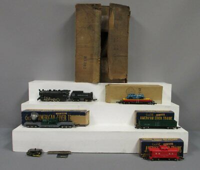 American Flyer 5009 Vintage S Nickel Plate Electronic Switcher Freight Set, 342