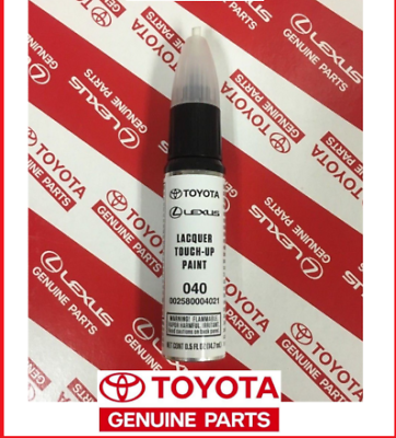 Genuine Toyota Super White Touch-up Paint Pen 00258-00040-21 Code 040 Oem