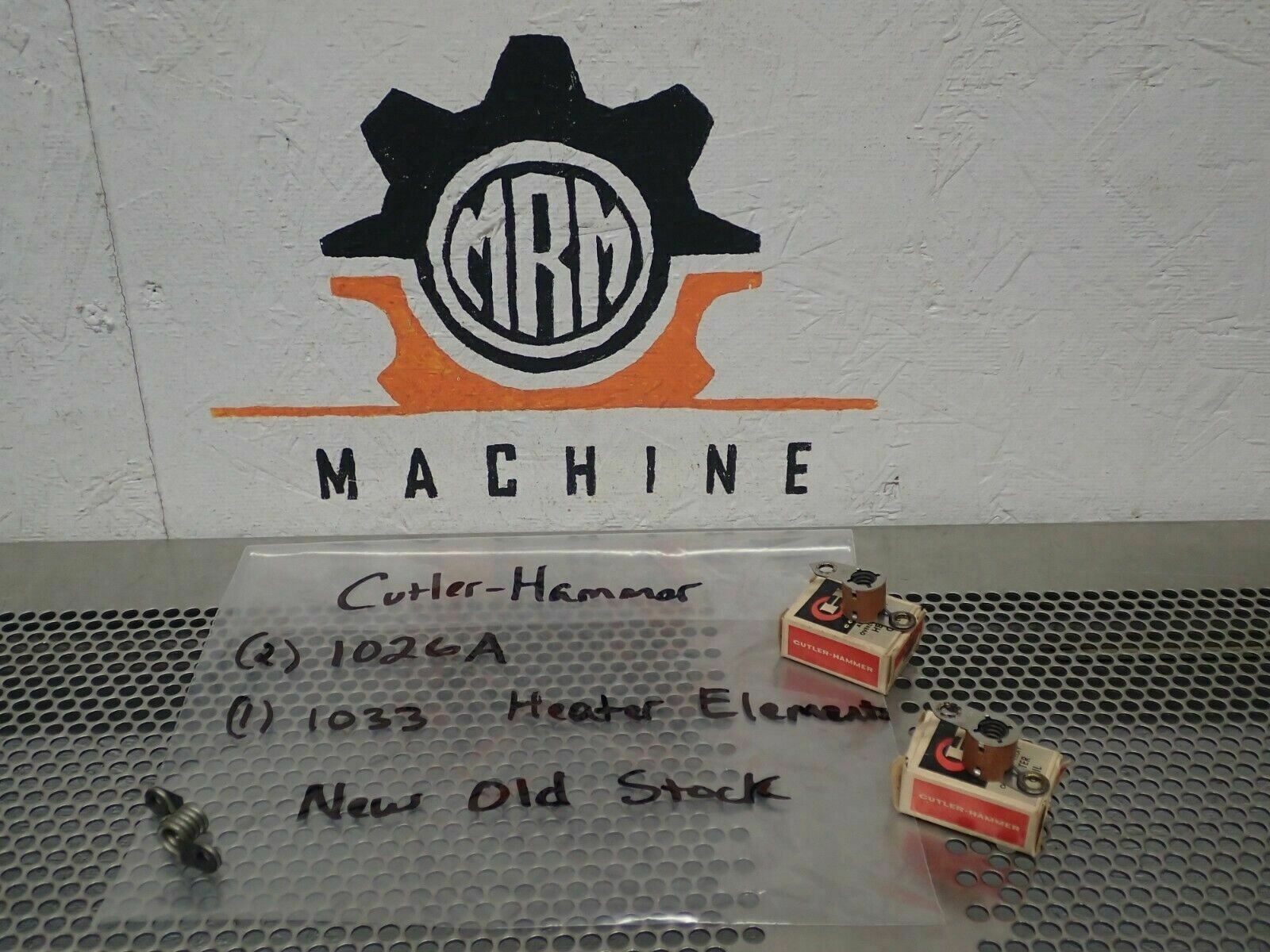 Cutler-hammer (2) 1026a & (1) 1033 Heater Elements New Old Stock