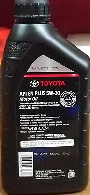 Toyota Motor Oil 5w30 Case Of 6 Quarts