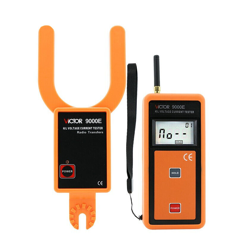Victor 9000e Wireless High/low Voltage Fork Ammeter Current Tester #