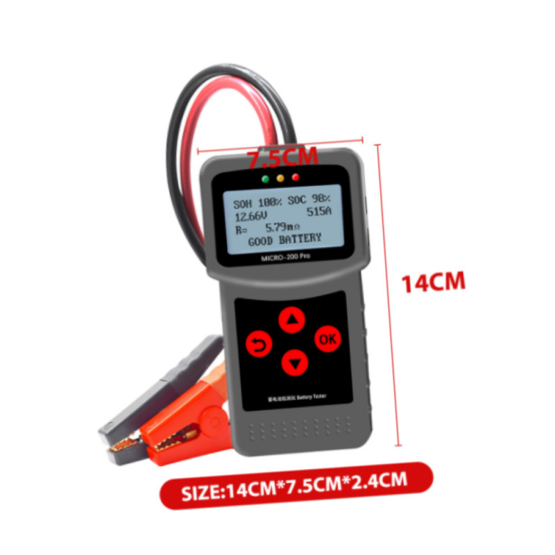 Life Analysis Of 12v Motorcycle Internal Resistance Of Automobile Battery Tester