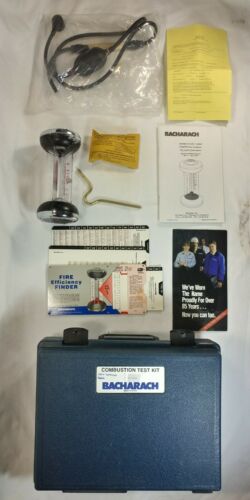 Bacharach 10-5000 Fyrite Gas Analyzer Combustion Test Kit With Hard Case