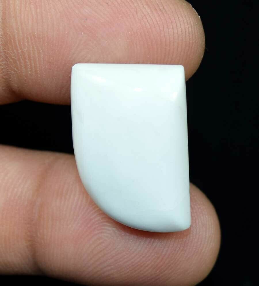 26.60 Cts. 100% Natural Howlite Fancy Cab 23*15.5*7 Mm Loose Gemstone