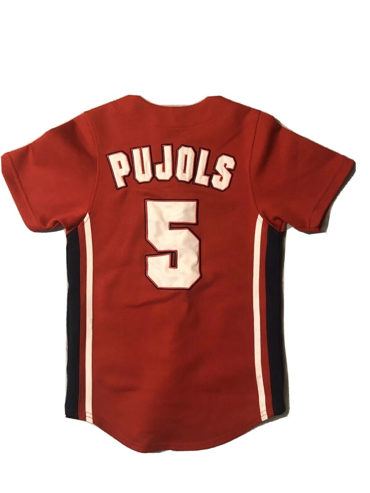 Pujols St. Louis Cardinals True Fan Kids/women Baseball Jersey Small (6/7) Euc