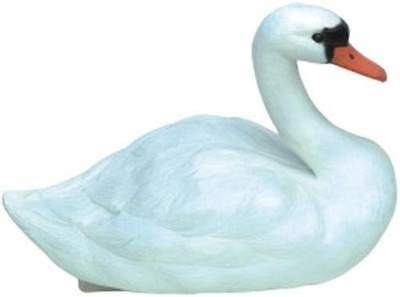 White Swan Floating Koi Pond Decoy Medium, Helps Deter Geese And Other Birds