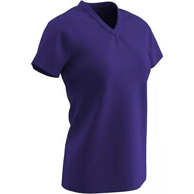Champro Women's Star V-neck Shirt Purple Xl
