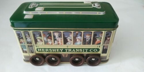 Hershey Vehicle Series Canister Tin # 3 Trolley Chocolate Transit Co 2002 Bus