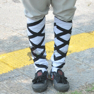 Shaolin Monk Training Leg Wraps Ankle Guards For Kung Fu Uniform Suit Socks