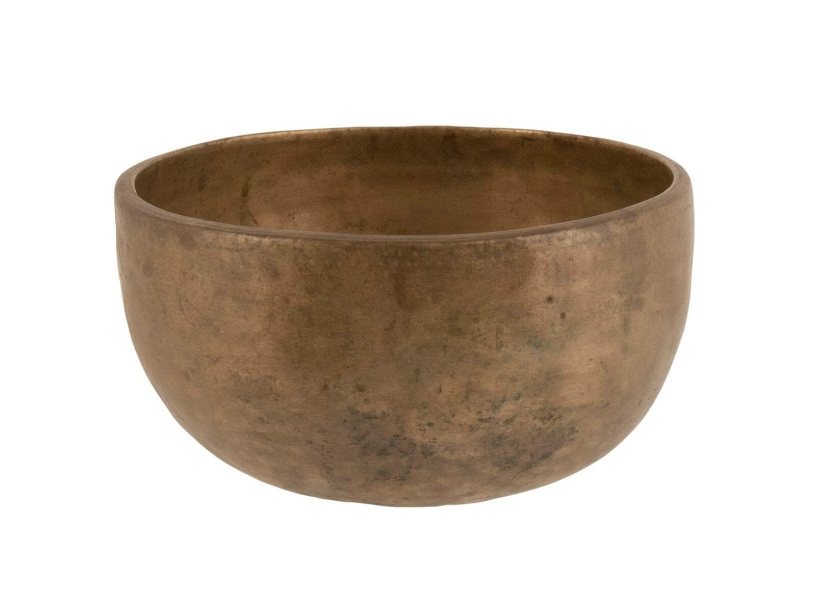 Rare Super Thick Antique Singing Bowl Thadobati Tc#248 8.1/2”x4.3/8” (21.5x11cm)