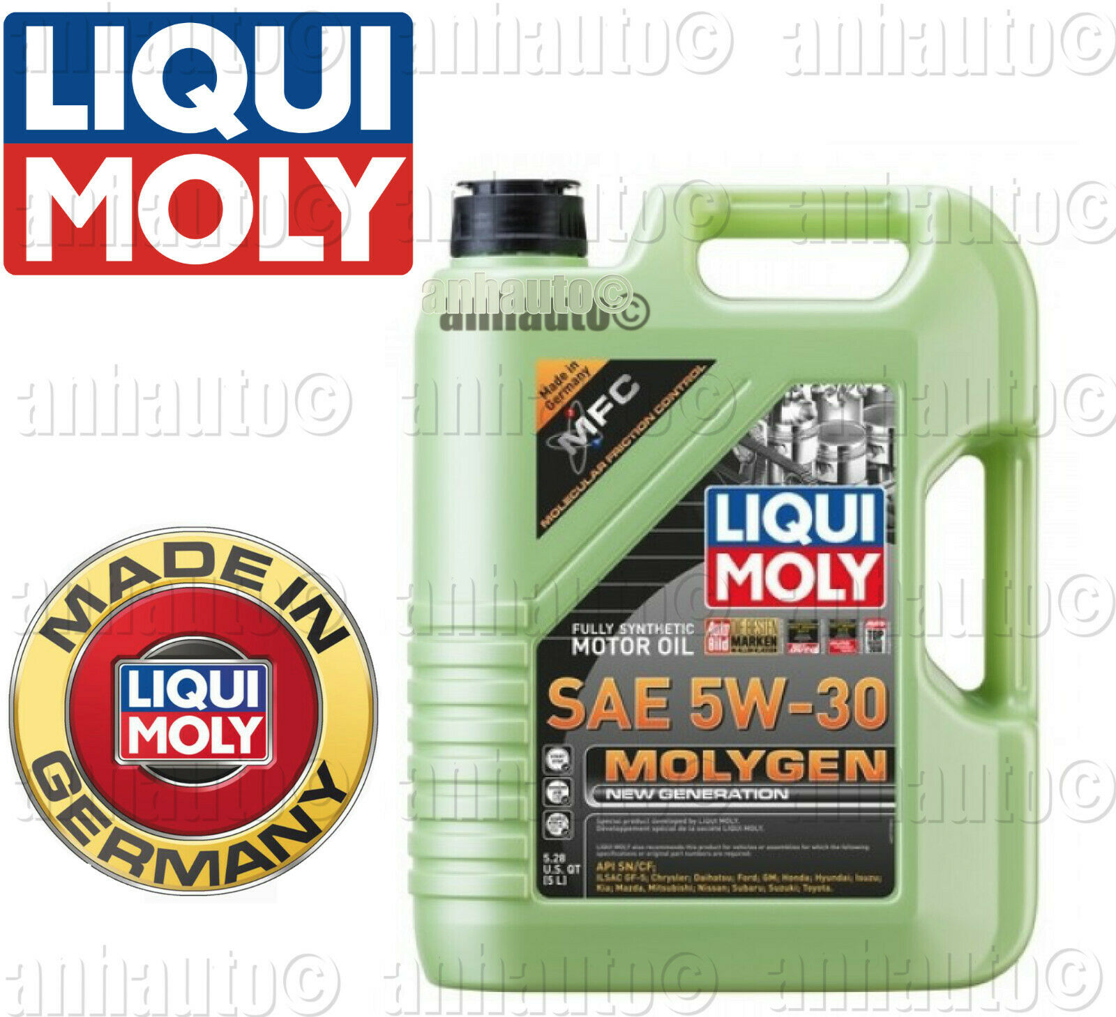 Liqui Moly  20228  Molygen New Generation Sae 5w-30   Motor Oil 5-liter