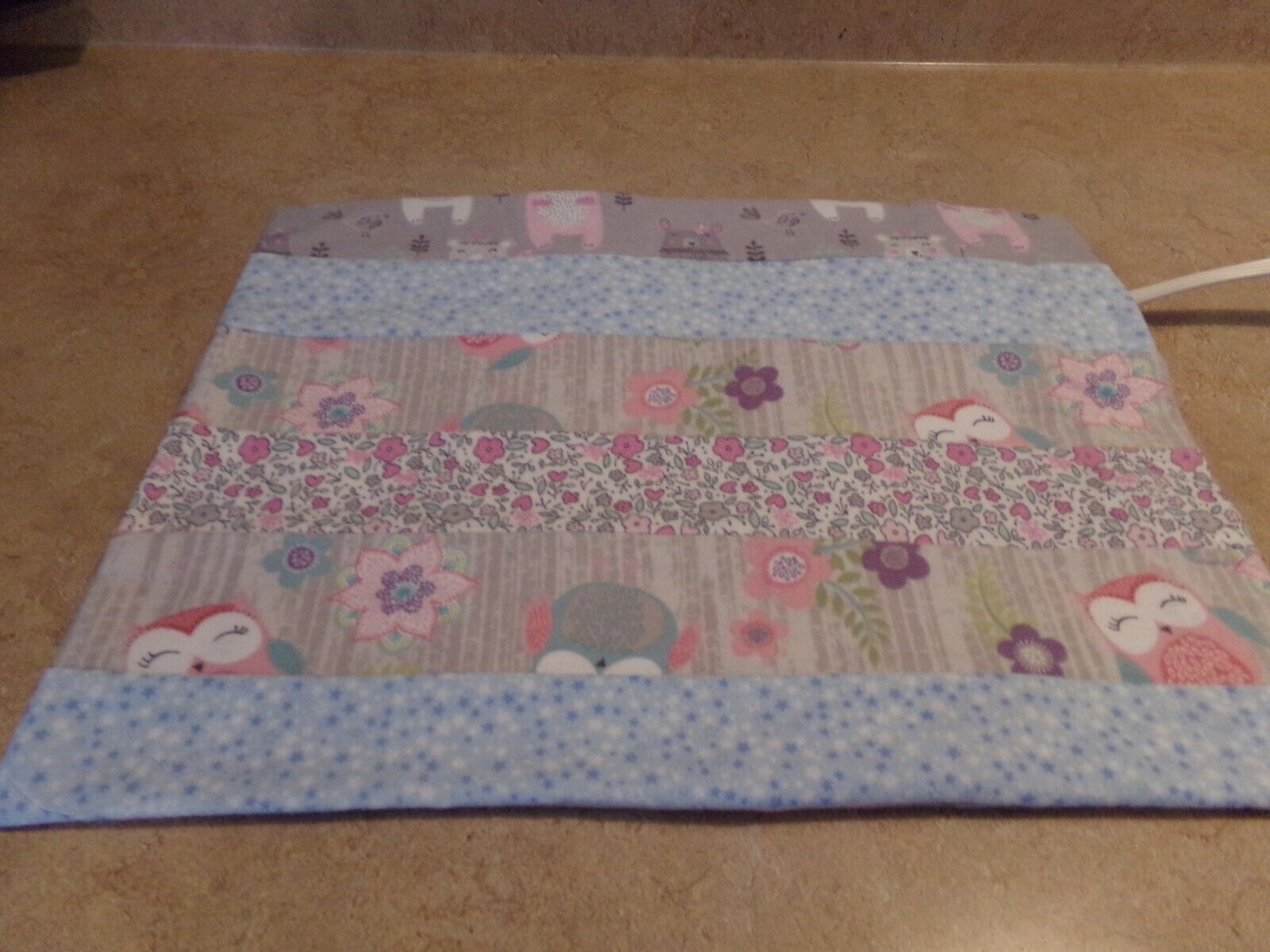 Cover Onlyflannel For Elec Heating Pad~crazy Pattern 2 Sided  12" X15" #3421