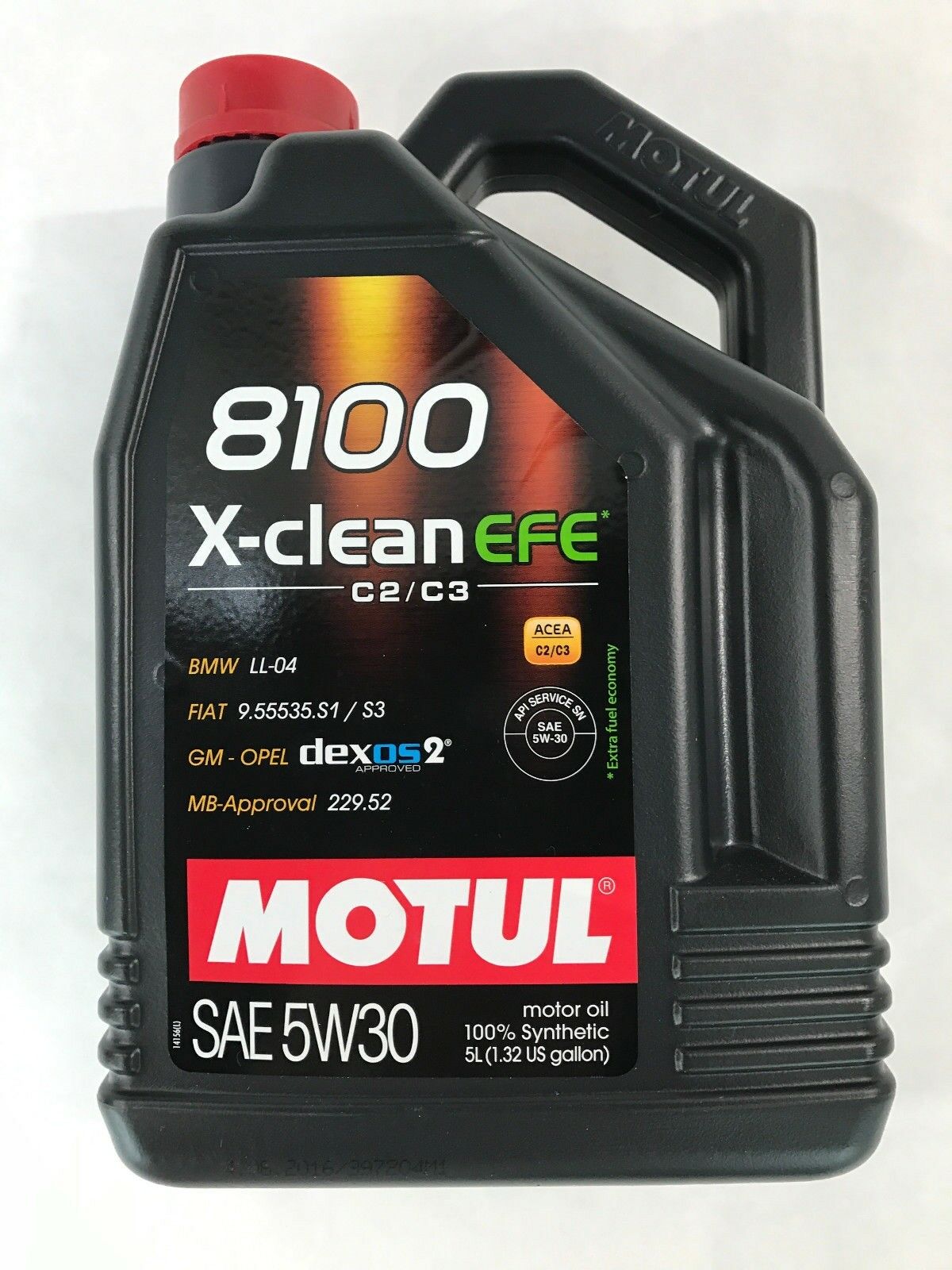 109471 Motul 8100 X-clean Efe 5w30 100% Synthetic Performance Engine Oil-5 Liter